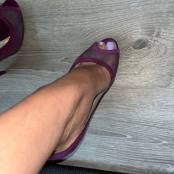 Alberta Ferretti purple pumps Made in Italy size 38 one of a kind VINTAGE - Picture 8 of 9